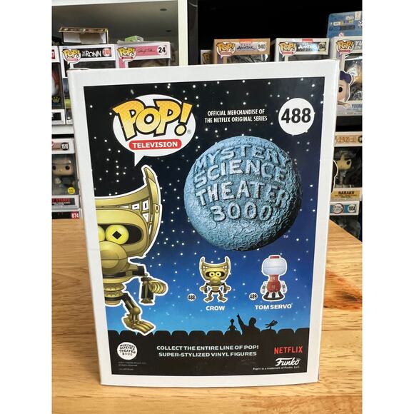 VAULTED Crow T. Robot Funko Pop #488 Mystery Science Theater 3000 MST3K TV Show - Picture 3 of 6